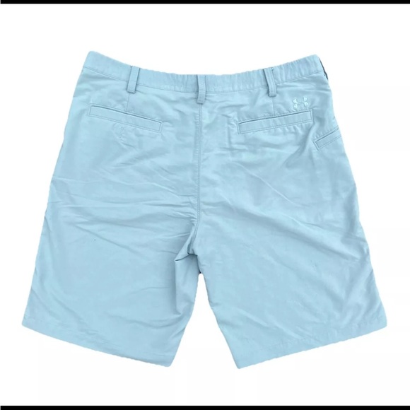 Under Armour Men’s Size 38 Gray Golf Shorts Chinos Flat Front Nylon, Polyester - Picture 3 of 9